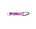 Carabiner with sublimated strap
